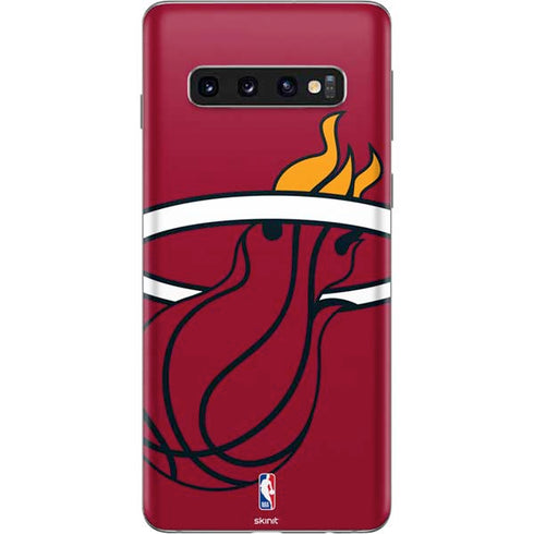 NBA Miami Heat Large Logo Galaxy S10 Skin