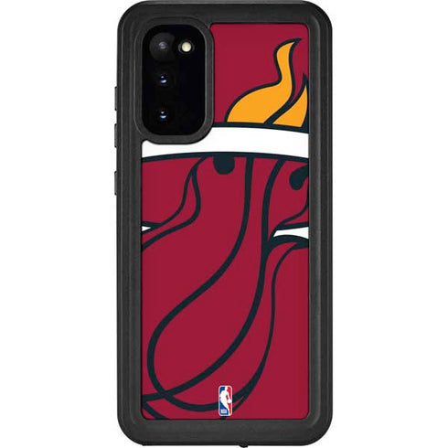 NBA Miami Heat Large Logo Galaxy S20 Waterproof Case