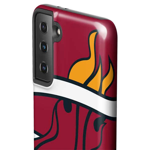 NBA Miami Heat Large Logo Galaxy S21 FE Pro Case