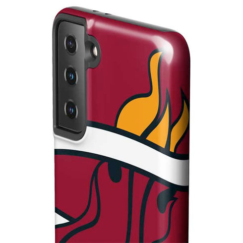 NBA Miami Heat Large Logo Galaxy S21 Plus 5G Pro Case