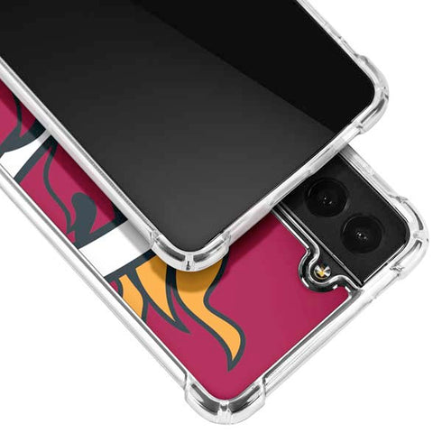 NBA Miami Heat Large Logo Galaxy S22 Plus Clear Case
