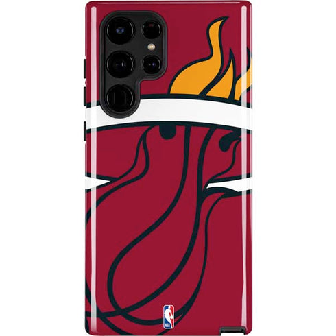NBA Miami Heat Large Logo Galaxy S22 Ultra Pro Case