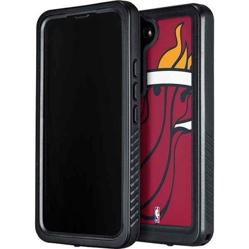 NBA Miami Heat Large Logo Galaxy S23 Plus Waterproof Case