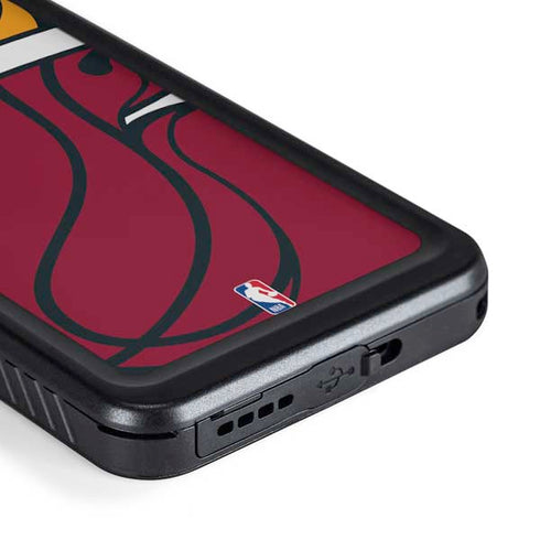 NBA Miami Heat Large Logo Galaxy S23 Plus Waterproof Case