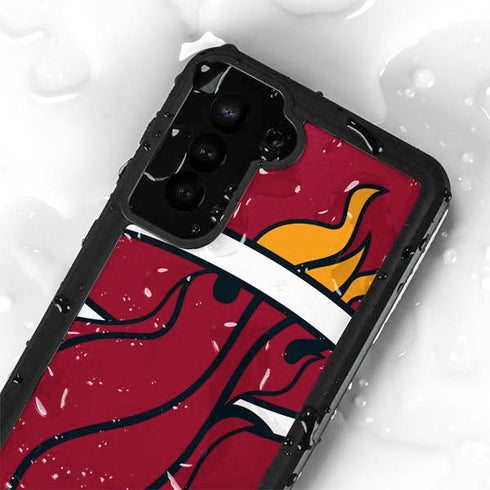NBA Miami Heat Large Logo Galaxy S23 Plus Waterproof Case