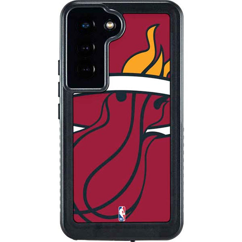 NBA Miami Heat Large Logo Galaxy S23 Waterproof Case