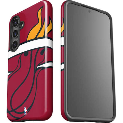 NBA Miami Heat Large Logo Galaxy S24 Plus Impact Case