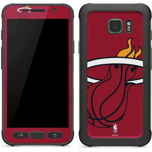 NBA Miami Heat Large Logo Galaxy S7 Active Skin
