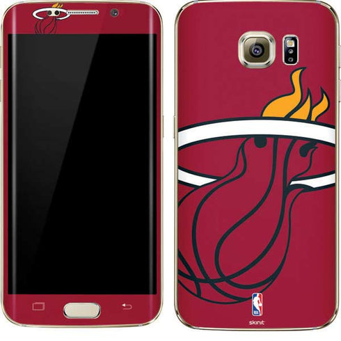 NBA Miami Heat Large Logo Galaxy S7 Edge Skin