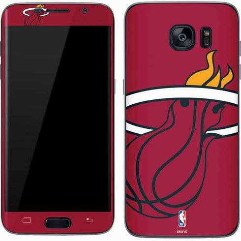 NBA Miami Heat Large Logo Galaxy S7 Skin