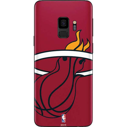 NBA Miami Heat Large Logo Galaxy S9 Skin
