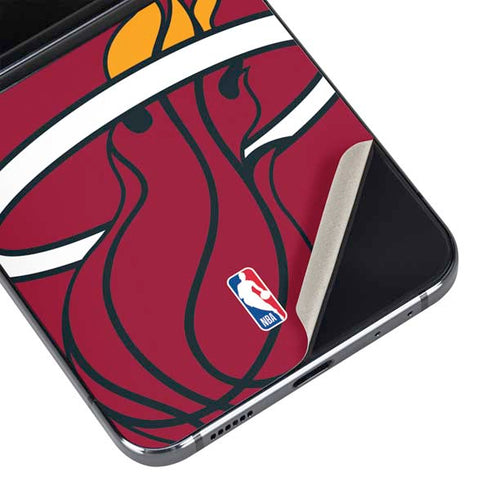 NBA Miami Heat Large Logo Galaxy Z Flip5 5G Skin