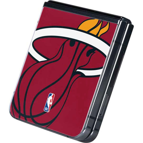 NBA Miami Heat Large Logo Galaxy Z Flip5 5G Skin