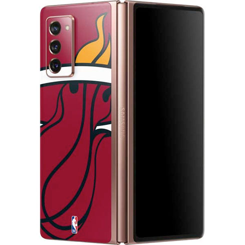 NBA Miami Heat Large Logo Galaxy Z Fold2 5G Skin