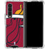 NBA Miami Heat Large Logo Galaxy Z Fold4 5G Clear Case