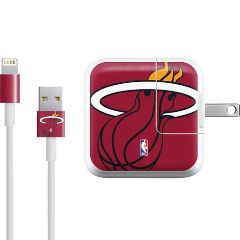 NBA Miami Heat Large Logo iPad Charger (10W USB) Skin