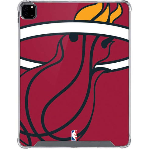 NBA Miami Heat Large Logo iPad Pro 12.9in (2020) Clear Case