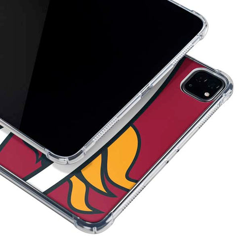 NBA Miami Heat Large Logo iPad Pro 12.9in (2020) Clear Case