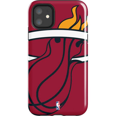 NBA Miami Heat Large Logo iPhone 11 Impact Case