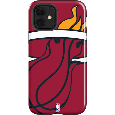 NBA Miami Heat Large Logo iPhone 12 Impact Case