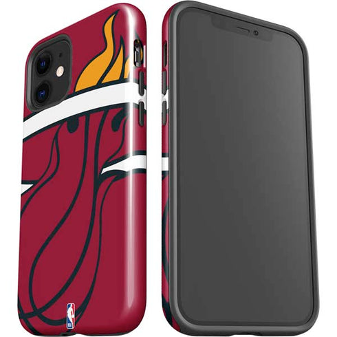 NBA Miami Heat Large Logo iPhone 12 Impact Case