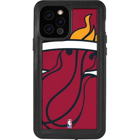 NBA Miami Heat Large Logo iPhone 12 Pro Waterproof Case