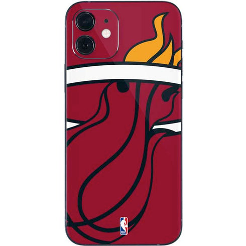 NBA Miami Heat Large Logo iPhone 12 Skin