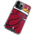 NBA Miami Heat Large Logo iPhone 13 Pro Clear Case