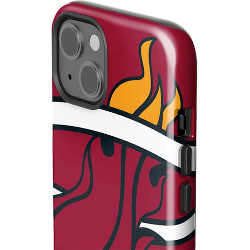 NBA Miami Heat Large Logo iPhone 15 Plus Impact Case