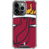 NBA Miami Heat Large Logo iPhone 15 Pro Clear Case