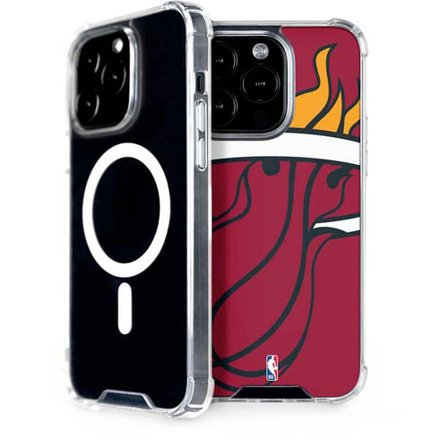NBA Miami Heat Large Logo iPhone 15 Pro MagSafe Case