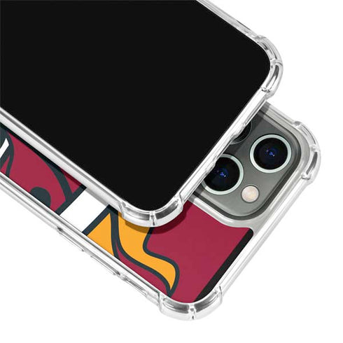NBA Miami Heat Large Logo iPhone 15 Pro Max Clear Case