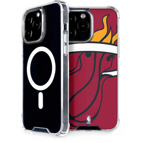 NBA Miami Heat Large Logo iPhone 15 Pro Max MagSafe Case