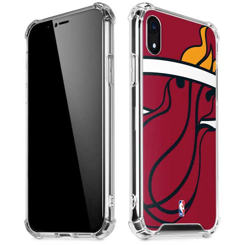 NBA Miami Heat Large Logo iPhone XR Clear Case