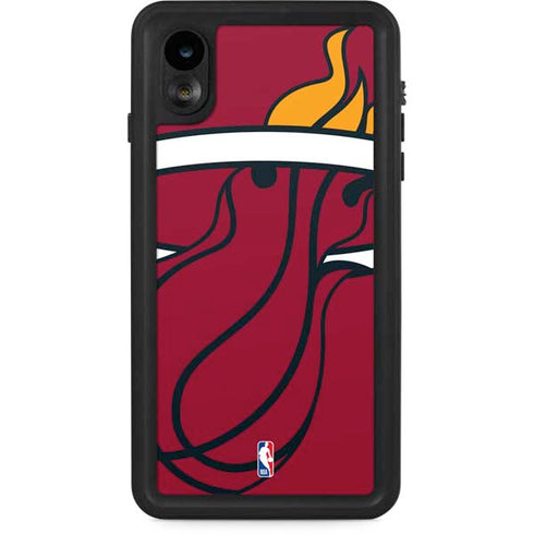 NBA Miami Heat Large Logo iPhone XR Waterproof Case