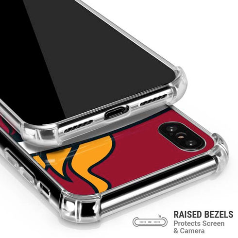NBA Miami Heat Large Logo iPhone XS Max Clear Case