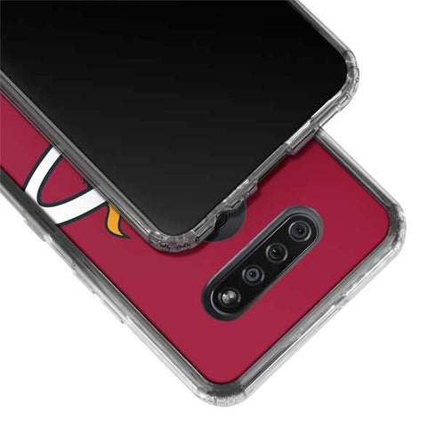 NBA Miami Heat Large Logo LG K51/Q51 Clear Case