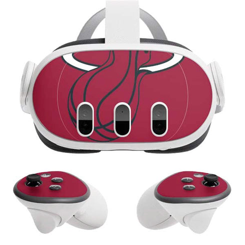 NBA Miami Heat Large Logo Meta Quest 3 Skin