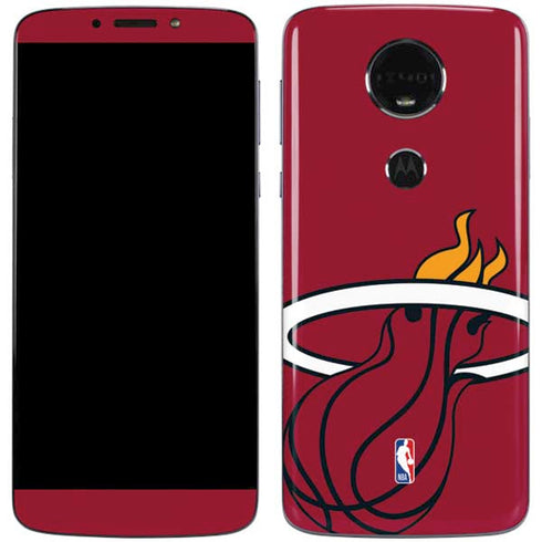 NBA Miami Heat Large Logo Moto E5 Plus Skin