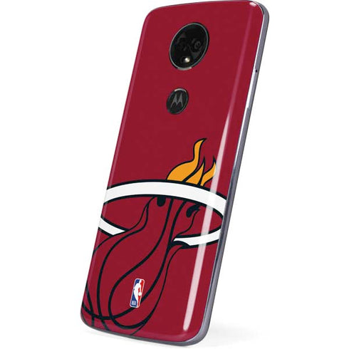 NBA Miami Heat Large Logo Moto E5 Plus Skin