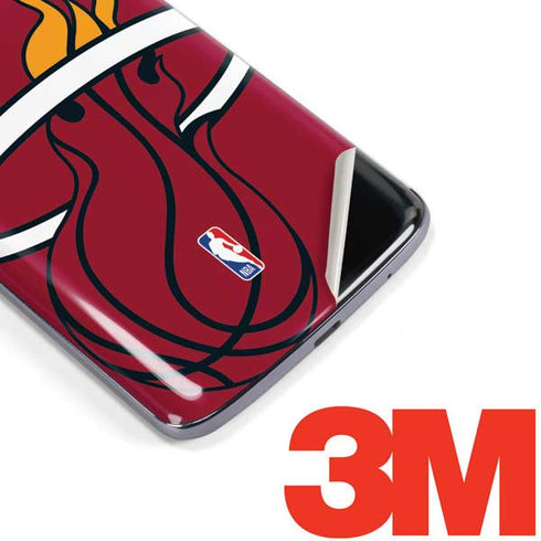 NBA Miami Heat Large Logo Moto E5 Plus Skin