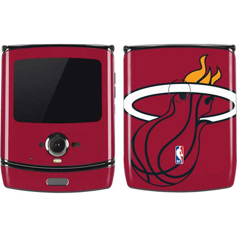 NBA Miami Heat Large Logo Motorola RAZR Skin