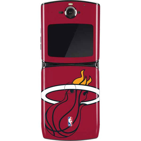 NBA Miami Heat Large Logo Motorola RAZR Skin