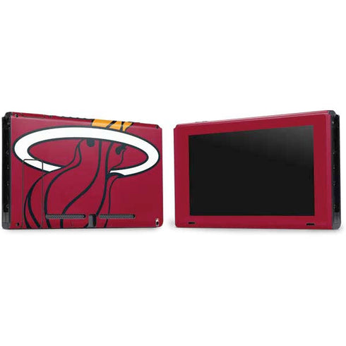 NBA Miami Heat Large Logo Nintendo Switch Bundle Skin