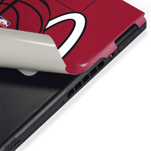 NBA Miami Heat Large Logo Nintendo Switch Bundle Skin