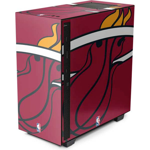 NBA Miami Heat Large Logo NZXT H510 Compact ATX Mid-Tower Case Skin
