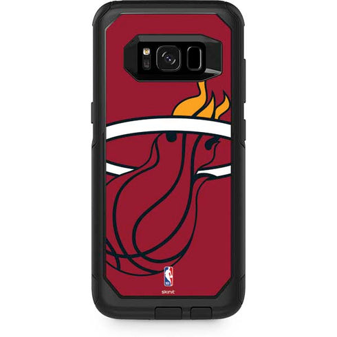 NBA Miami Heat Large Logo Otterbox Commuter Galaxy Skin