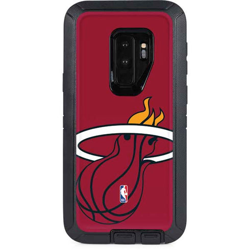NBA Miami Heat Large Logo Otterbox Defender Galaxy Skin