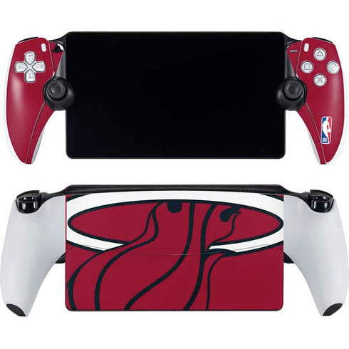 NBA Miami Heat Large Logo PlayStation Portal Remote Player Skin