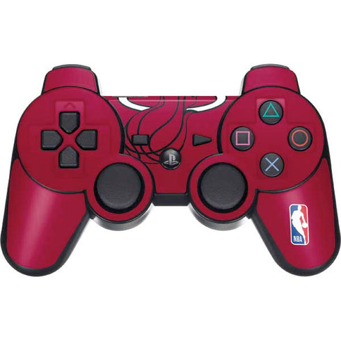 NBA Miami Heat Large Logo PS3 Dual Shock wireless controller Skin